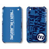 Animal Multi Word Hard Shell Case for iPhone 3G/3GS - Strong Blue