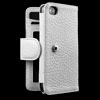 Sena WalletBook Leather Case For iPhone 4/4S - White