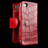 Sena WalletBook Croco Leather Case For iPhone 4/4S - Red
