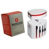 Skross World Travel Adapter 2 & USB Charger - White