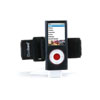 Tuneband Armband for iPod Nano 4G includes Armband, Silicone Skin, and Screen Protector - Black - Compatible with Nike+iPod Sport Kit