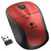 Logitech M305 Wireless Mouse - Crimson Red