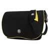 Crumpler Cheesy Buzz Laptop Shoulder Bag - Black / Lime