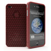 Cygnett Prism TPU Case with Cube Design for iPhone 4 - Red