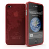 Cygnett Prism TPU Case with Circle Design for iPhone 4 - Red