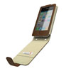 Cygnett Lavish Ultra-Soft Leather Flip Case For iPhone 4/4S - Brown