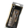 Exspect EX884 - Polished Metal Earphones - Silver + Black