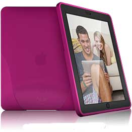 iSkin Duo Protective Silicone Case for iPad - Glam Pink