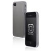 Incipio Le Deux Metal & Polycarbonate Case For iPhone 4/4S - Silver Back/Clear Bumper