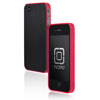 Incipio Le Deux Metal & Polycarbonate Case For iPhone 4/4S - Black Back/Translucent Pink Bumper