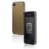 Incipio Le Deux Metal & Polycarbonate Case For iPhone 4/4S - Gold Back/Translucent Mercury Bumper
