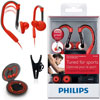 Philips SHQ3000/10 Washable Sports Headphones with Anti-Bacterial Agent