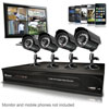 Swann DVR4-1200 4 Channel DVR with Smartphone Viewing & 4 x PRO-560 Cameras - UK