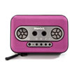 iMainGo X Portable Stereo Speakers and Protective Case for iPhone, iPod and MP3 Players - Pink